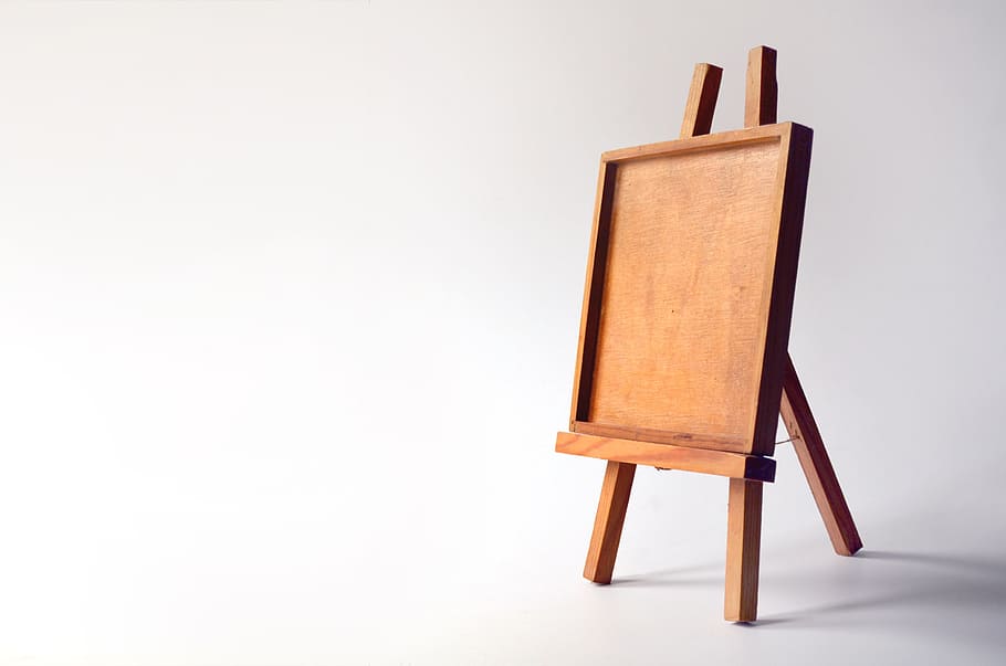 Photo stand, frame, hand made, copy space, wood - material, seat HD wallpaper