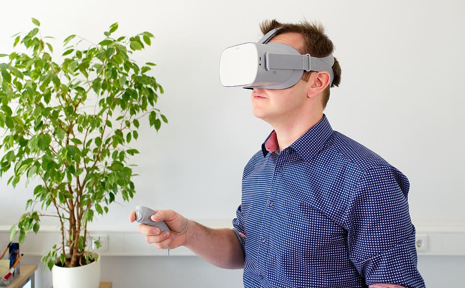 vr, virtual reality, glasses, virtual world, technology, the future of the world, HD wallpaper