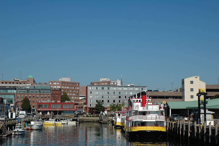 Maine City. Water Ferry.