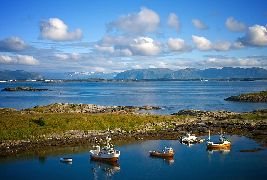norway, bud, water, nautical vessel, cloud - sky, transportation HD wallpaper