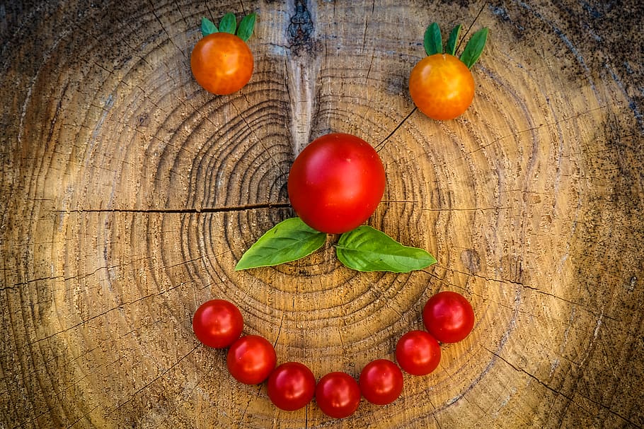 smile, tomato, clown, sourire, tomate, bonhomme, knockabout, HD wallpaper