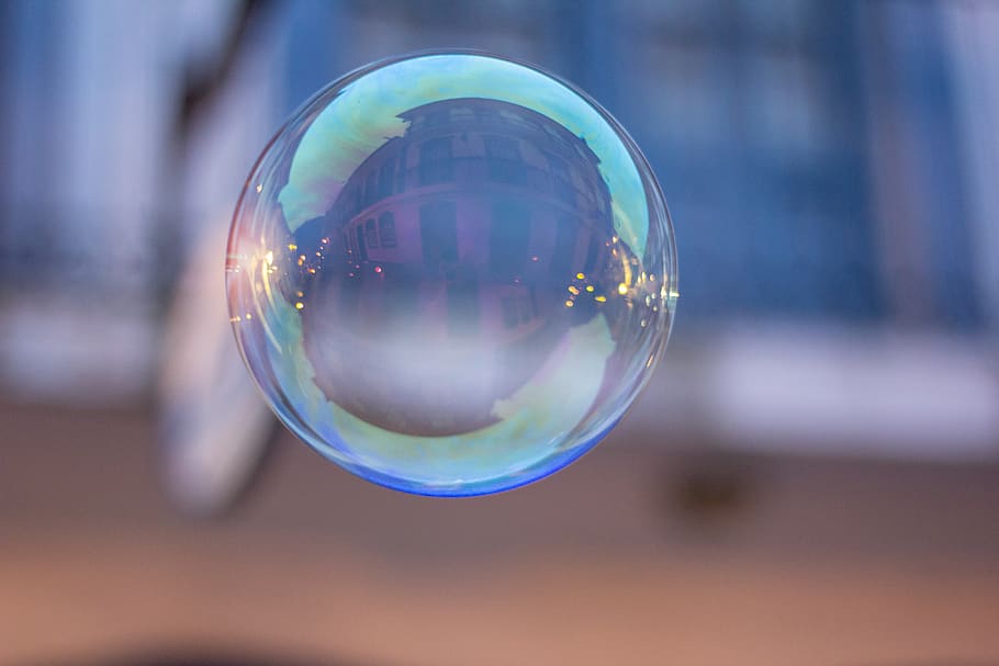 Focused Photo of Bubble, blur, blurred background, close-up, colors HD wallpaper