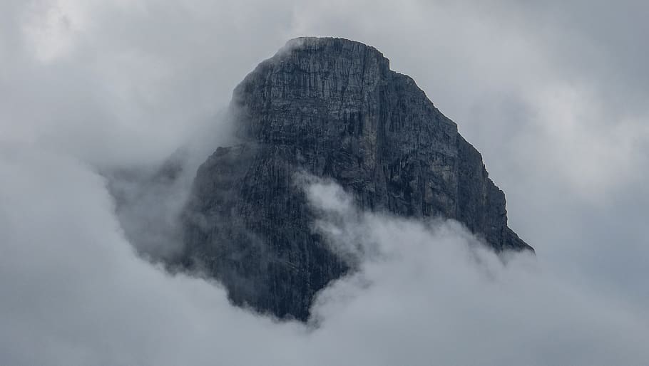 canada, canmore, cold, snow, ice, ze, mountain, mountains, rockies HD wallpaper