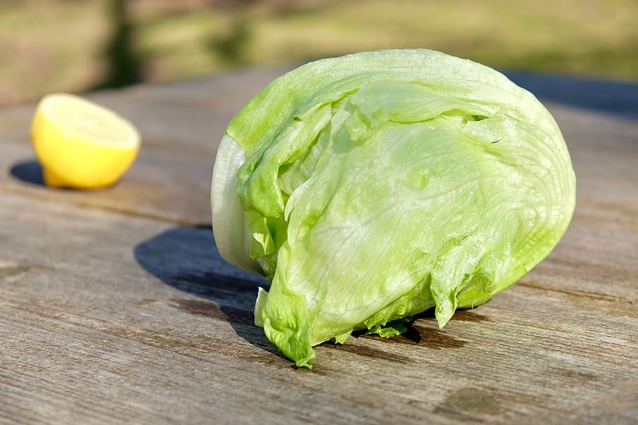 vegetables, cooking, lettuce, lemon, outdoor, freshness, invigorating HD wallpaper