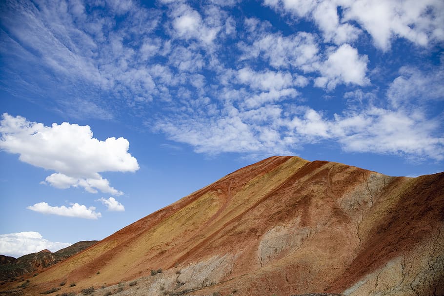 desert, yadan, danxia, canyon, earth, landscape, zhangye, mountain HD wallpaper