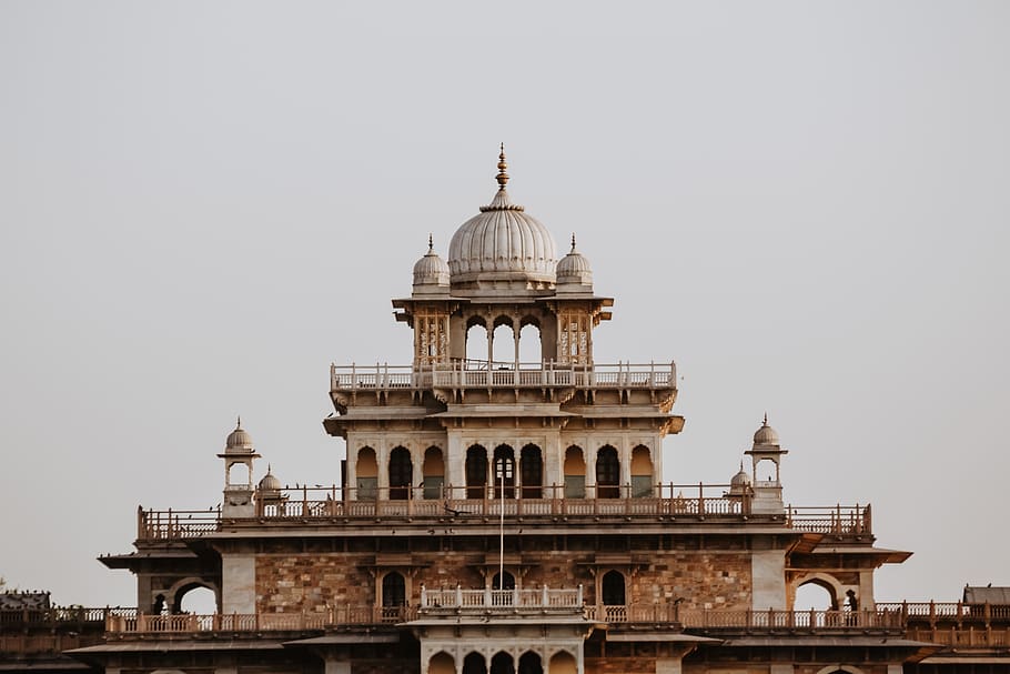 india, jaipur, architecture, old, temple, building exterior HD wallpaper