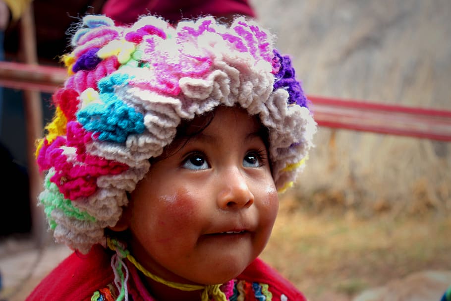 peru, valle sagrado lodge, child, quechua, childhood, portrait, HD wallpaper