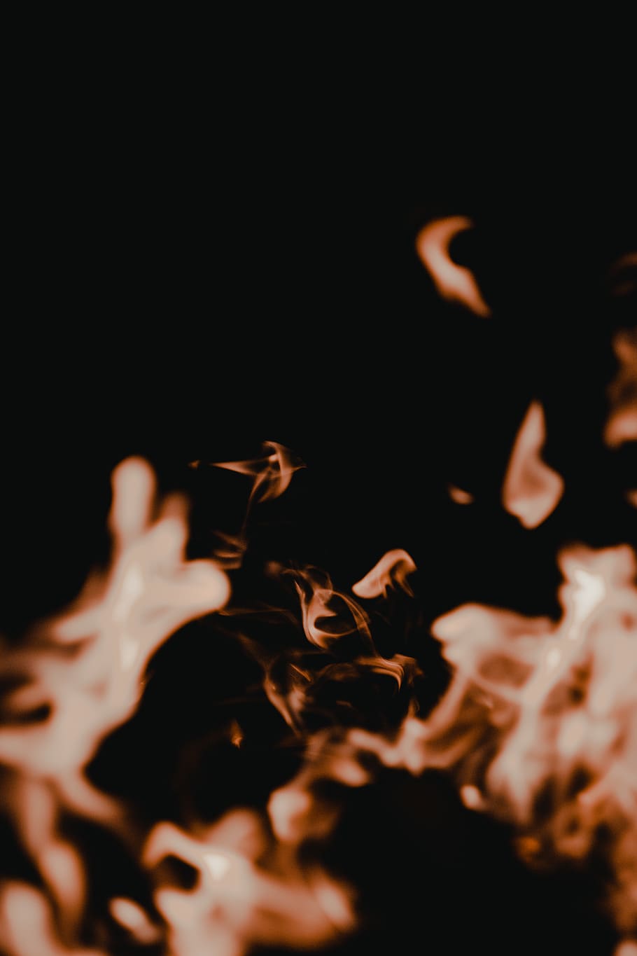 fire, burning, night, flame, fire - natural phenomenon, heat - temperature HD wallpaper