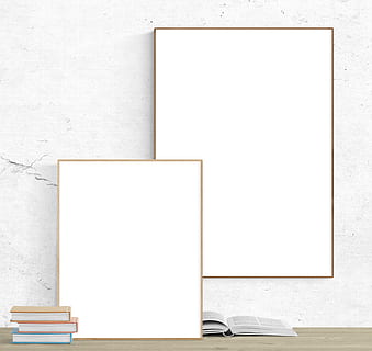 poster, frame, mock up, mockup, template, interior, wall, space HD wallpaper