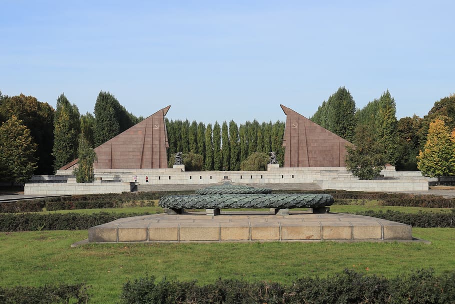 soviet war memorial, berlin, capital, germany, history, park, HD wallpaper