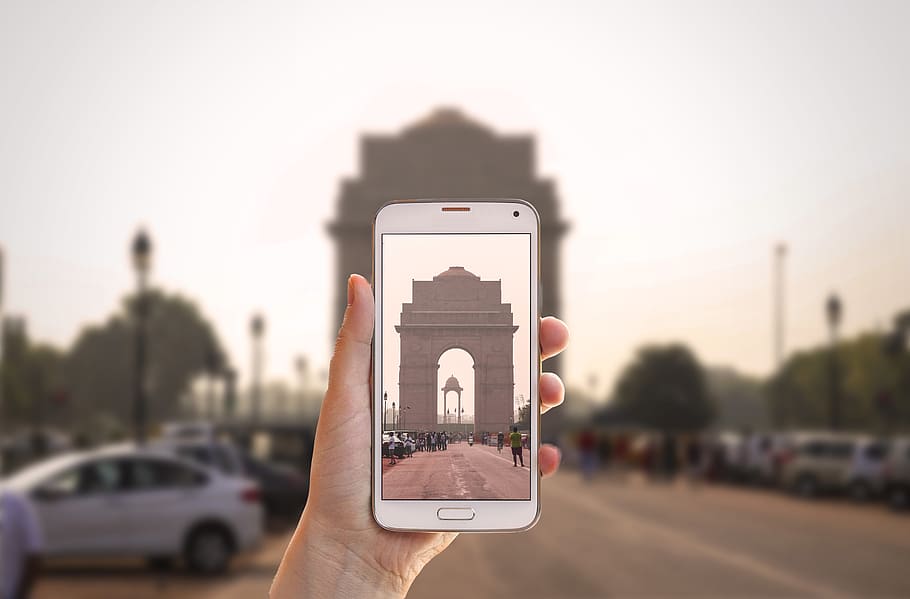 india gate, delhi, taj, arch, heritage, red, famous, mughal, HD wallpaper