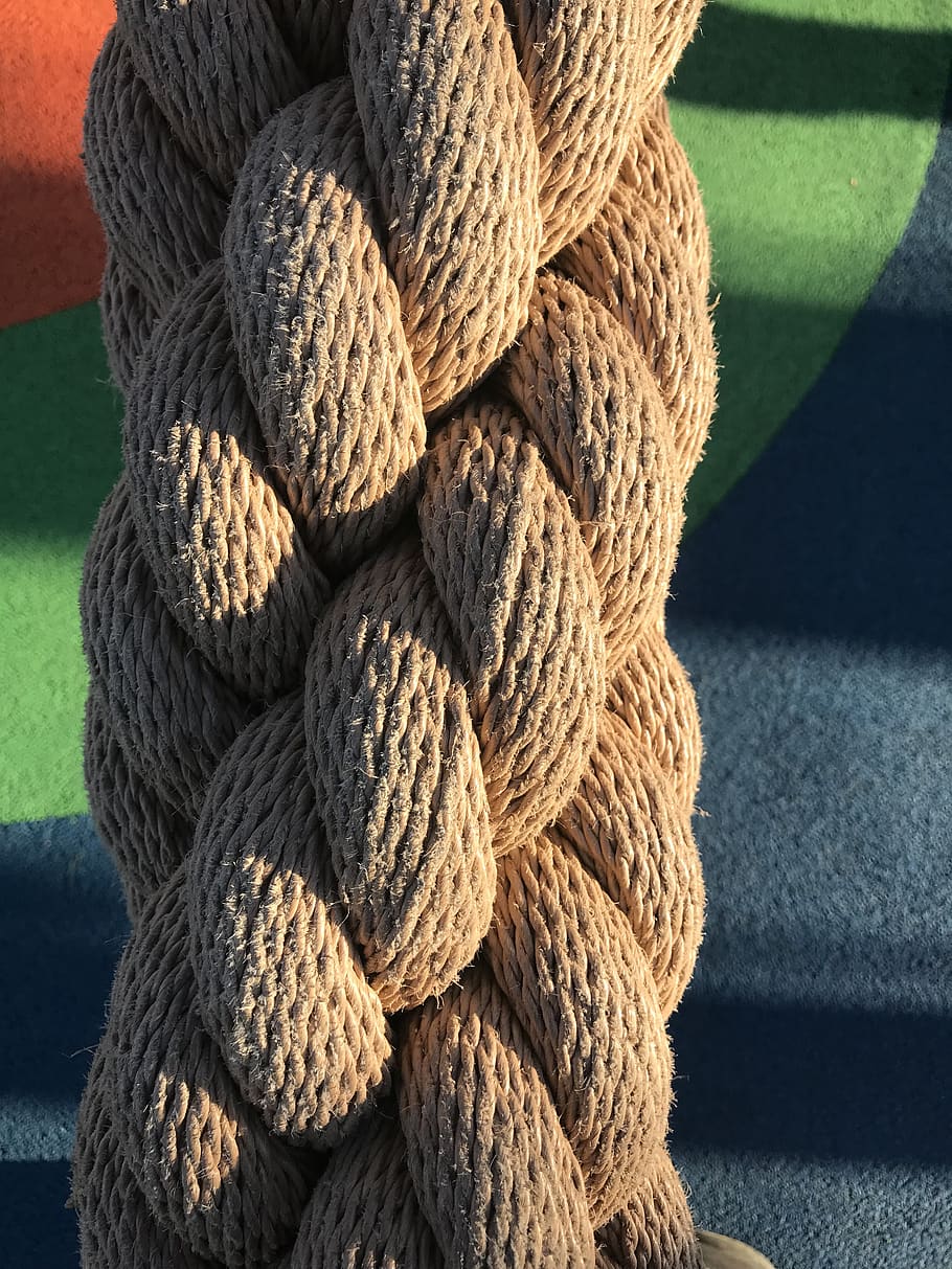 rope, braid, rope detail, close-up, no people, strength, tied up HD wallpaper