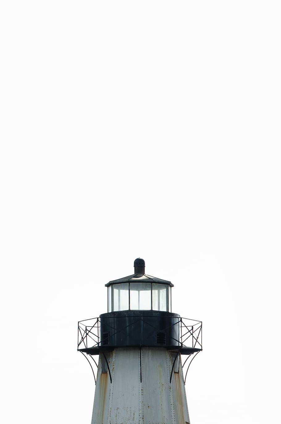 white and black lighthouse, building, architecture, tower, beacon HD wallpaper