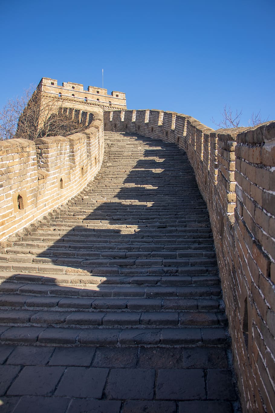 great wall, china, landmark, building, architecture, ancient