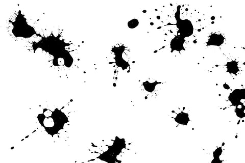 splatter, paint, spray, ink, inkblot, spatter, stain, dirt HD wallpaper