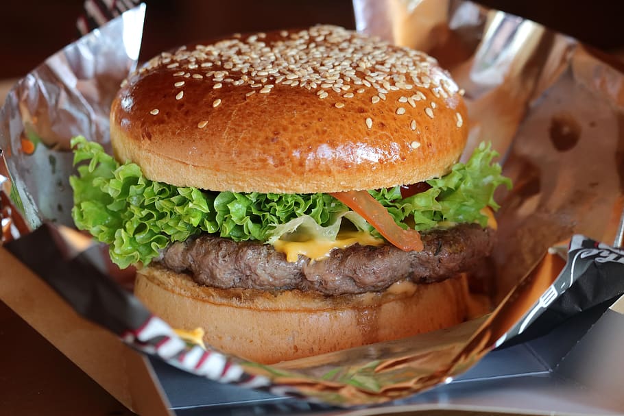 burger, cheese burger, burgers, hamburger, big burger, beef burger, HD wallpaper
