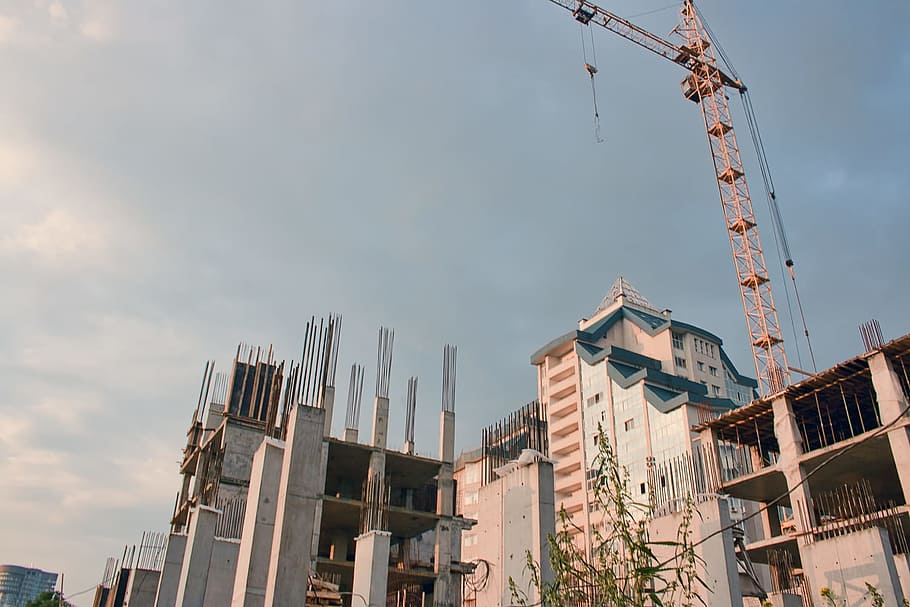 architectures, block, build, building, cement, concrete, construction HD wallpaper