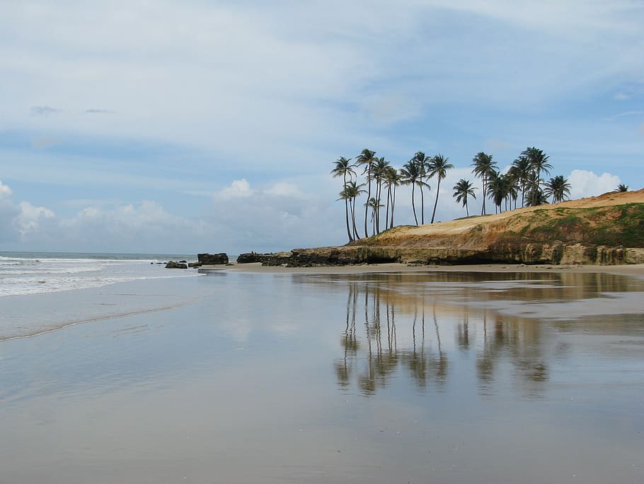 ceará, bea, landscape, nature, wallpaper, water, sky, sea HD wallpaper