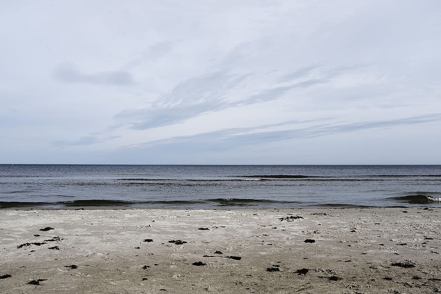 sweden, färjestaden, bläsinge strand, sea, land, beach, sky HD wallpaper