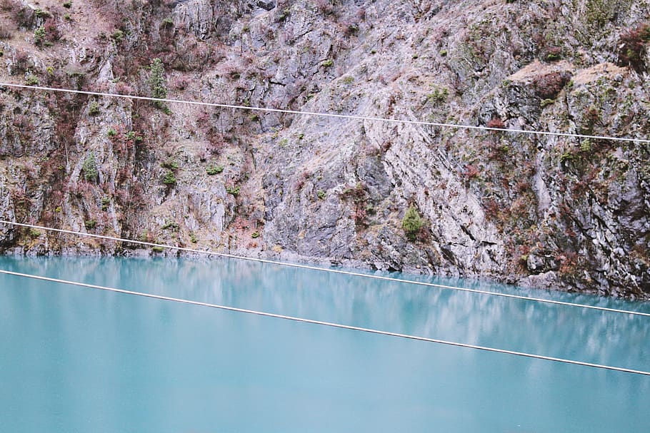 lake, blue, mountain, turquoise, nature, landscape, day, no people HD wallpaper