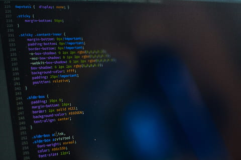 Purple and Green Computer Screen Type, code, coding, css, data HD wallpaper