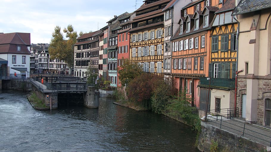 alsace, ecluse, lock, built structure, building exterior, architecture HD wallpaper