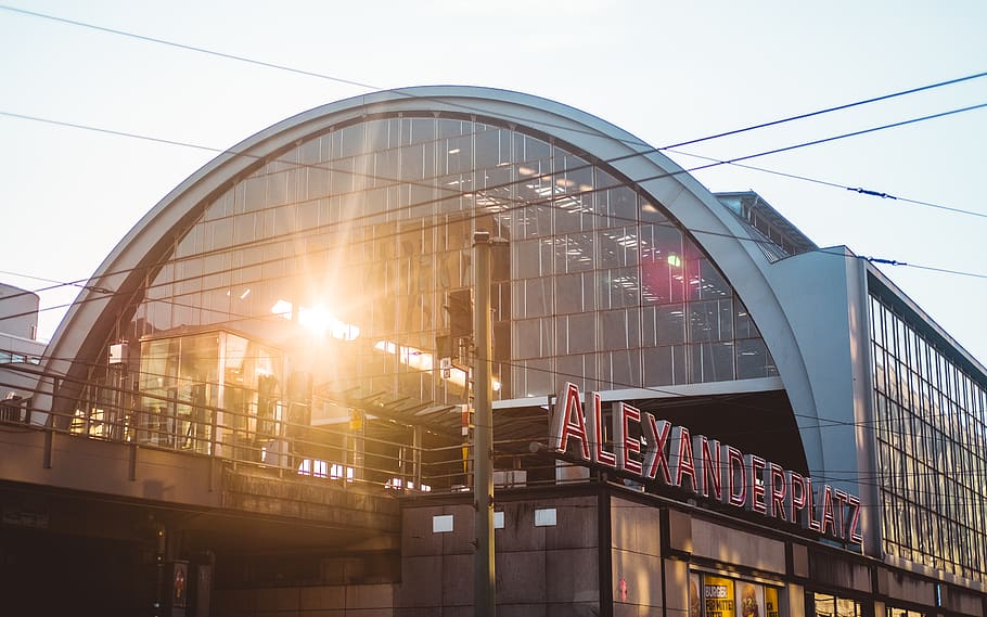 germany, berlin, alexanderplatz, spring, sun, city, skyline HD wallpaper