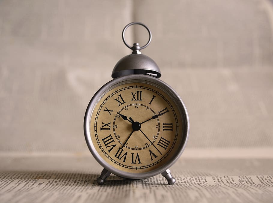 clock, time, alarm, vintage, alarm clock, hours, timer, number HD wallpaper