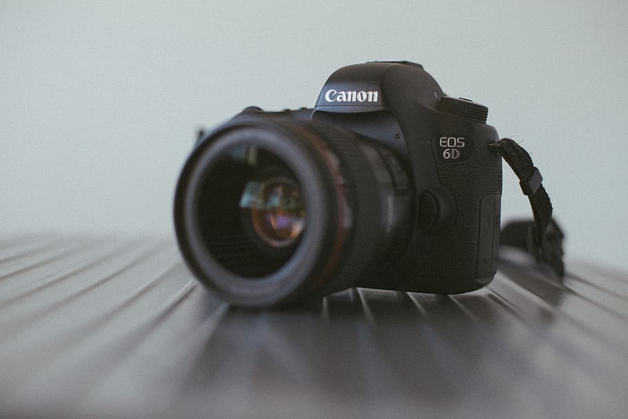 black Nikon EOS DSLR camera, electronics, digital camera, canon HD wallpaper