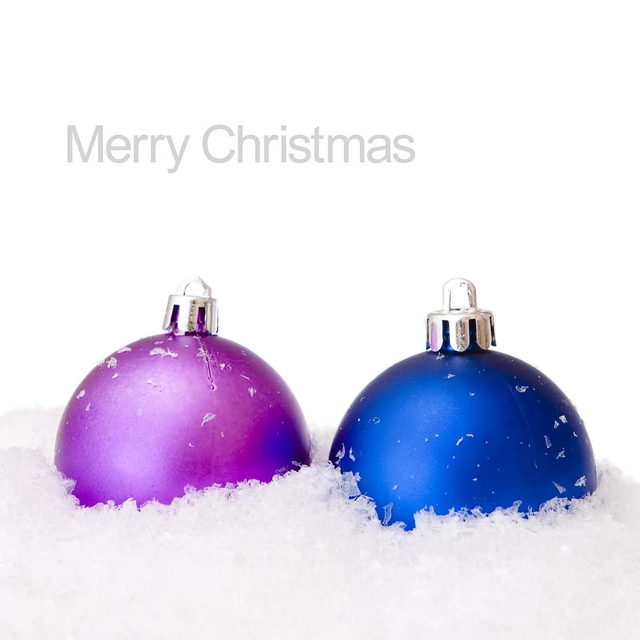 ball, snow, shine, isolated, wallpaper, decoration, fun, white HD wallpaper