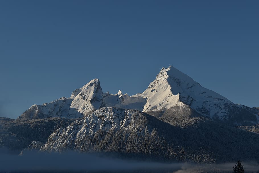 mountain, snow, panorama, landscape, sky, mountain summit, travel HD wallpaper