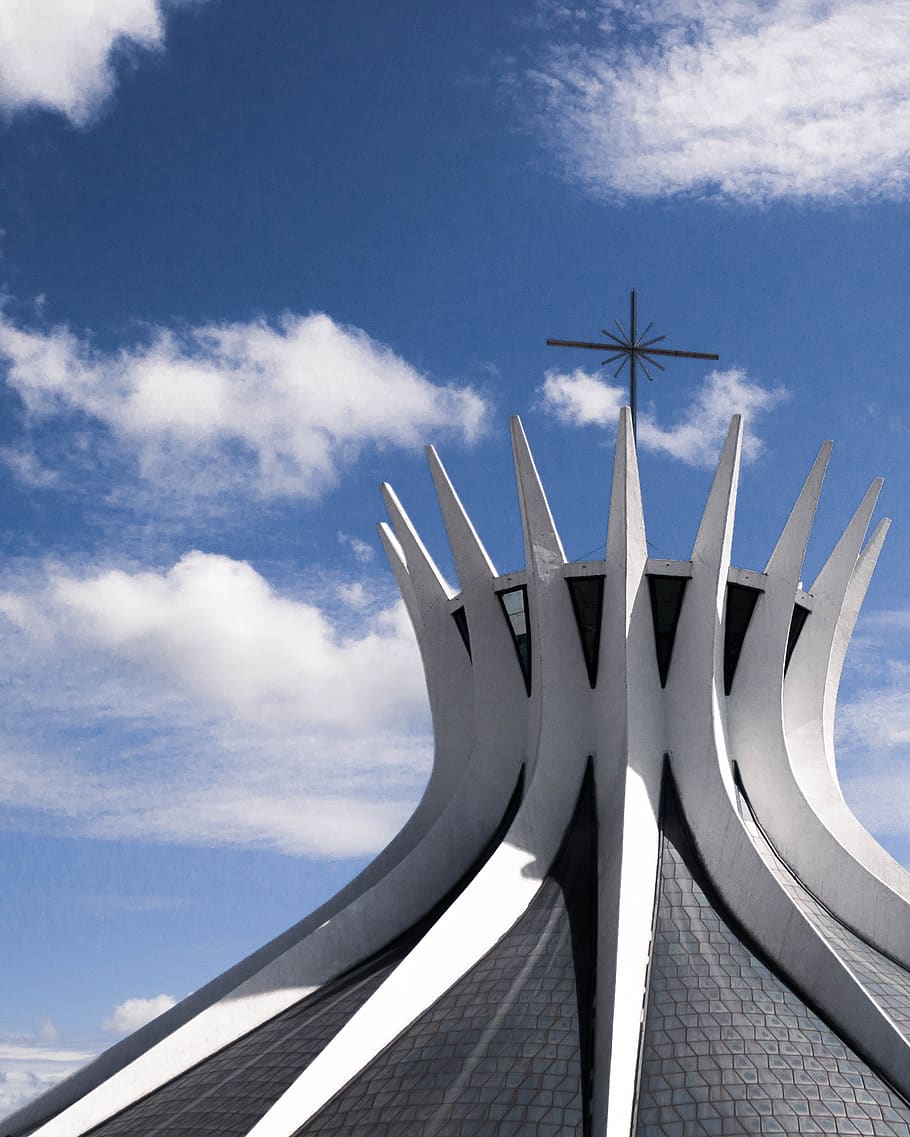 white dome with cross on top, monument, architecture, building HD wallpaper