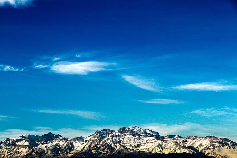 cloud - sky, blue, scenics - nature, landscape, mountain, environment HD wallpaper