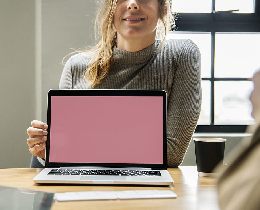 blond, caucasian, computer, connection, copy space, corporate HD wallpaper