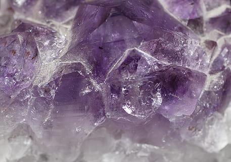 gem, amethyst, purple, crystal, mineral, macro, dark purple HD wallpaper