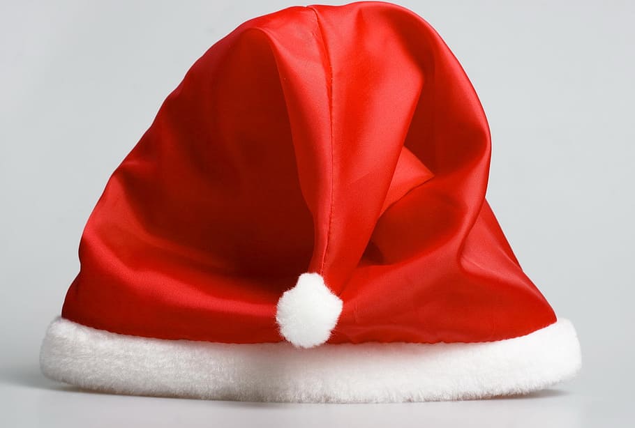 accessory, cap, celebration, christmas, claus, color, december HD wallpaper