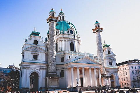 austria, vienna, minimal, building, buildings, architexture HD wallpaper