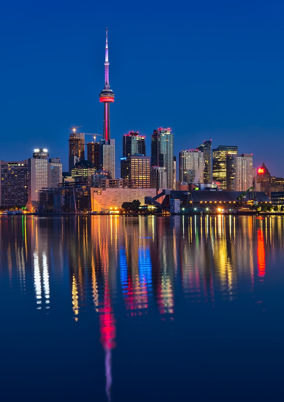 canada, canadian, center, city, cityscape, cn, cn tower, downtown, HD wallpaper