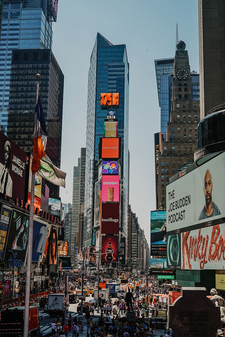 New York Time Square, town, building, city, downtown, urban, metropolis, HD wallpaper