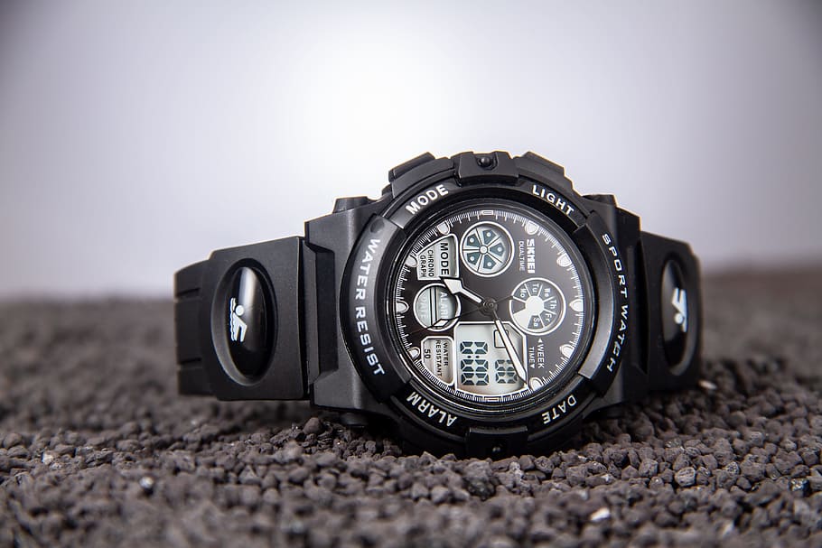 clock, wrist watch, time, on time, precision, minutes, close-up HD wallpaper