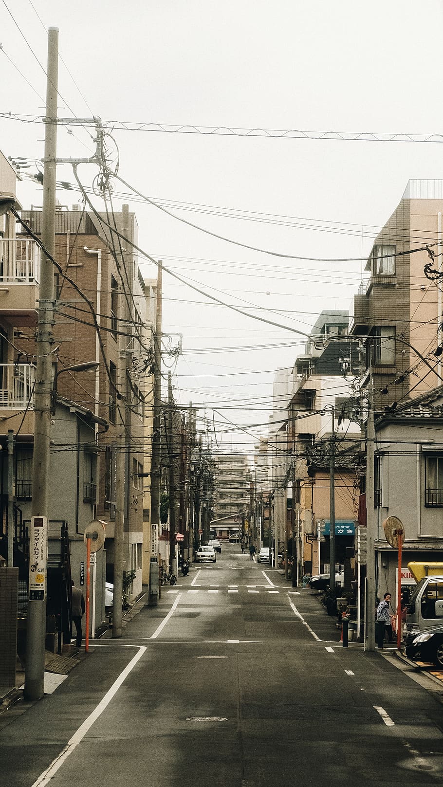 HD wallpaper: tokyo, japan, road, crossroad, brown, city, town, warm ...