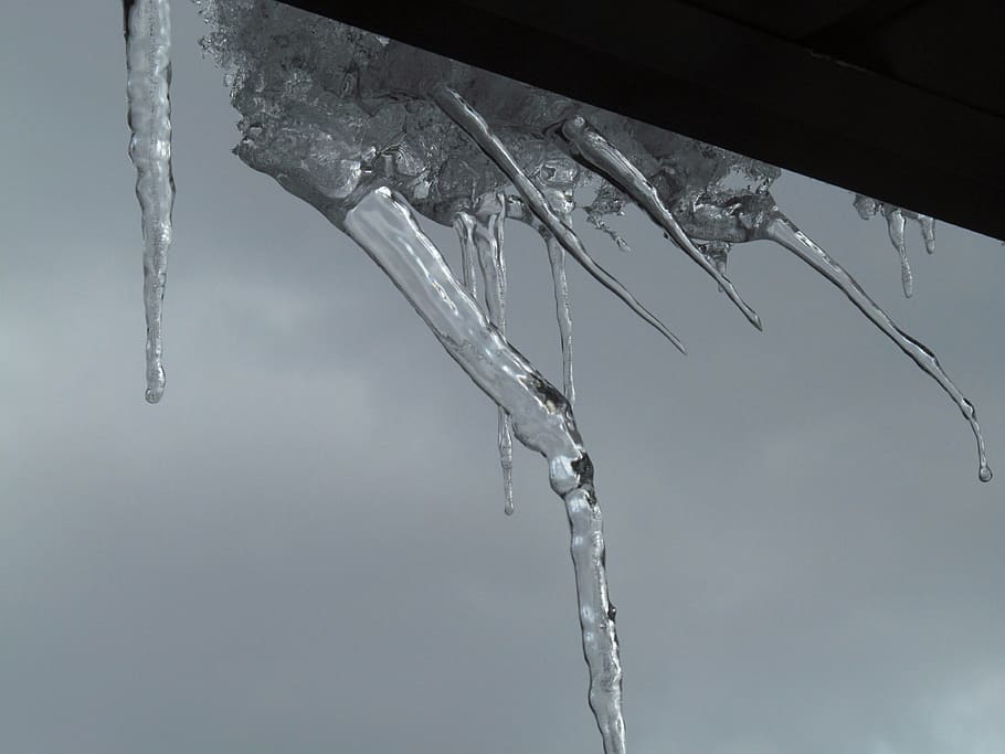 icicles, ice, winter, cold temperature, frozen, nature, no people HD wallpaper