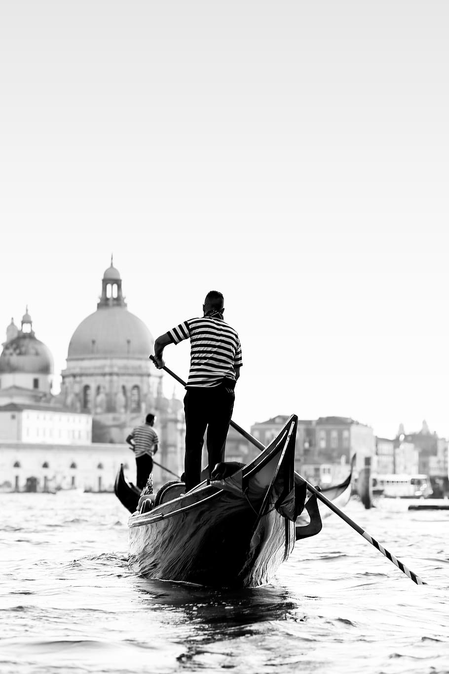 man on boat, human, person, vehicle, transportation, gondola, HD wallpaper