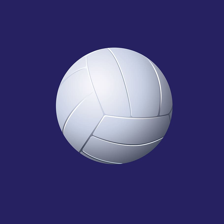 volley, volleyball, sport, graphic, graphical, single object, HD wallpaper