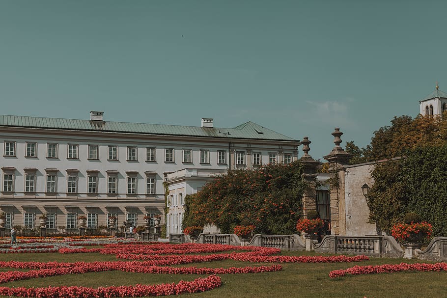 austria, salzburg, building exterior, architecture, built structure HD wallpaper