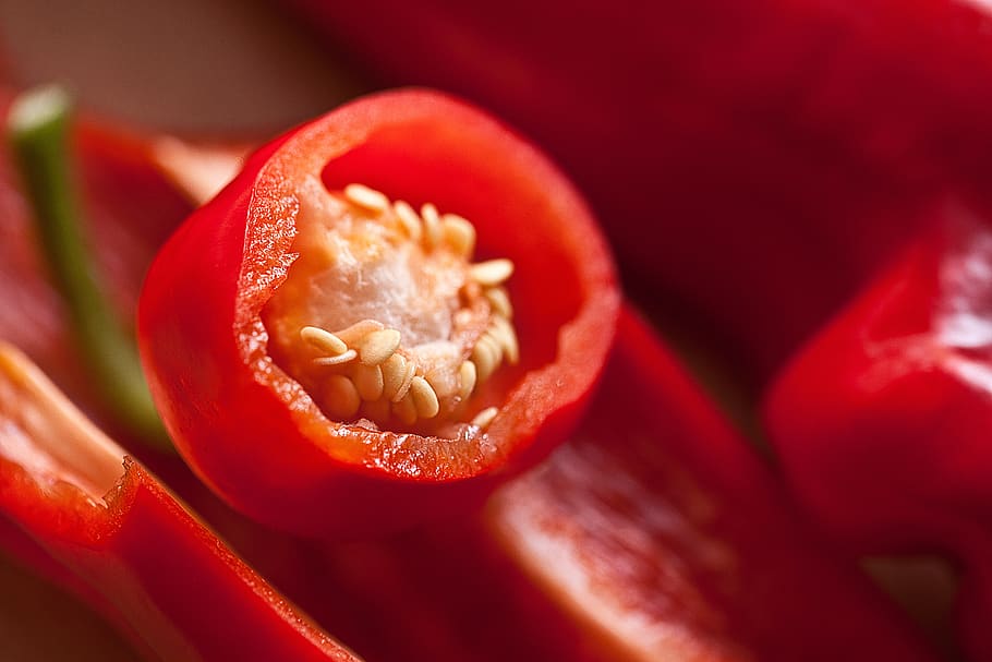 Red Chili Macro Photography, cayenne pepper, chillies, close-up