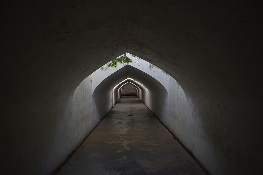 tunnel, ancient, architecture, history, built structure, the way forward HD wallpaper