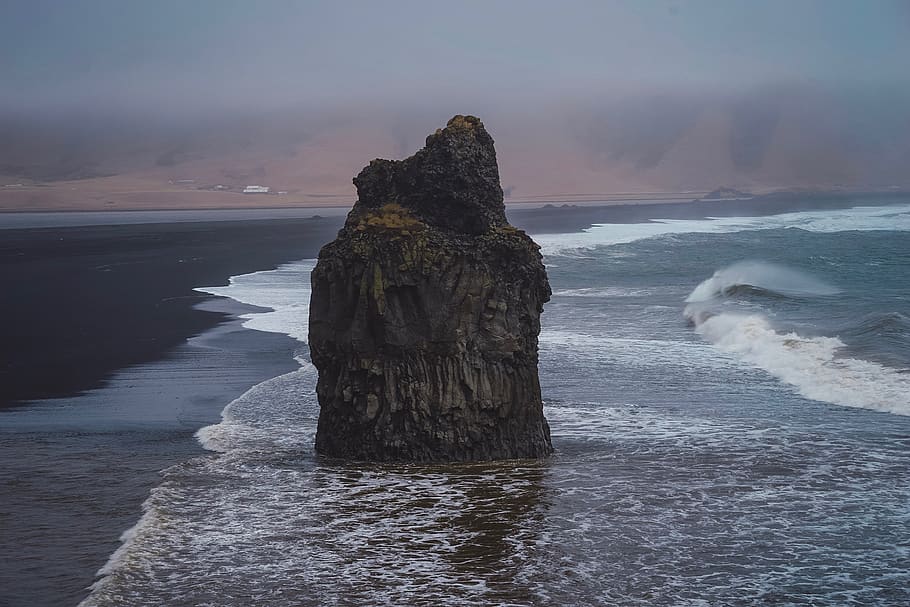 sea, ocean, water, waves, nature, rocks, horizon, coast, shore HD wallpaper