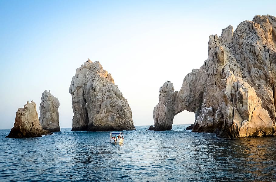 cabo, summer, tourism, beach, ocean, rocky, water, rock - object HD wallpaper