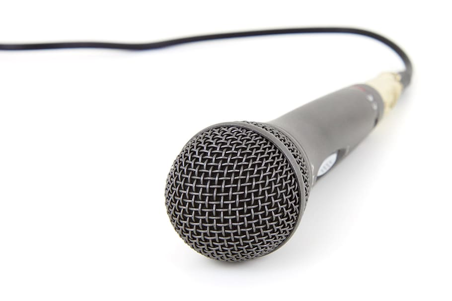 mic, closeup, object, audio, loud, speech, technology, input device HD wallpaper